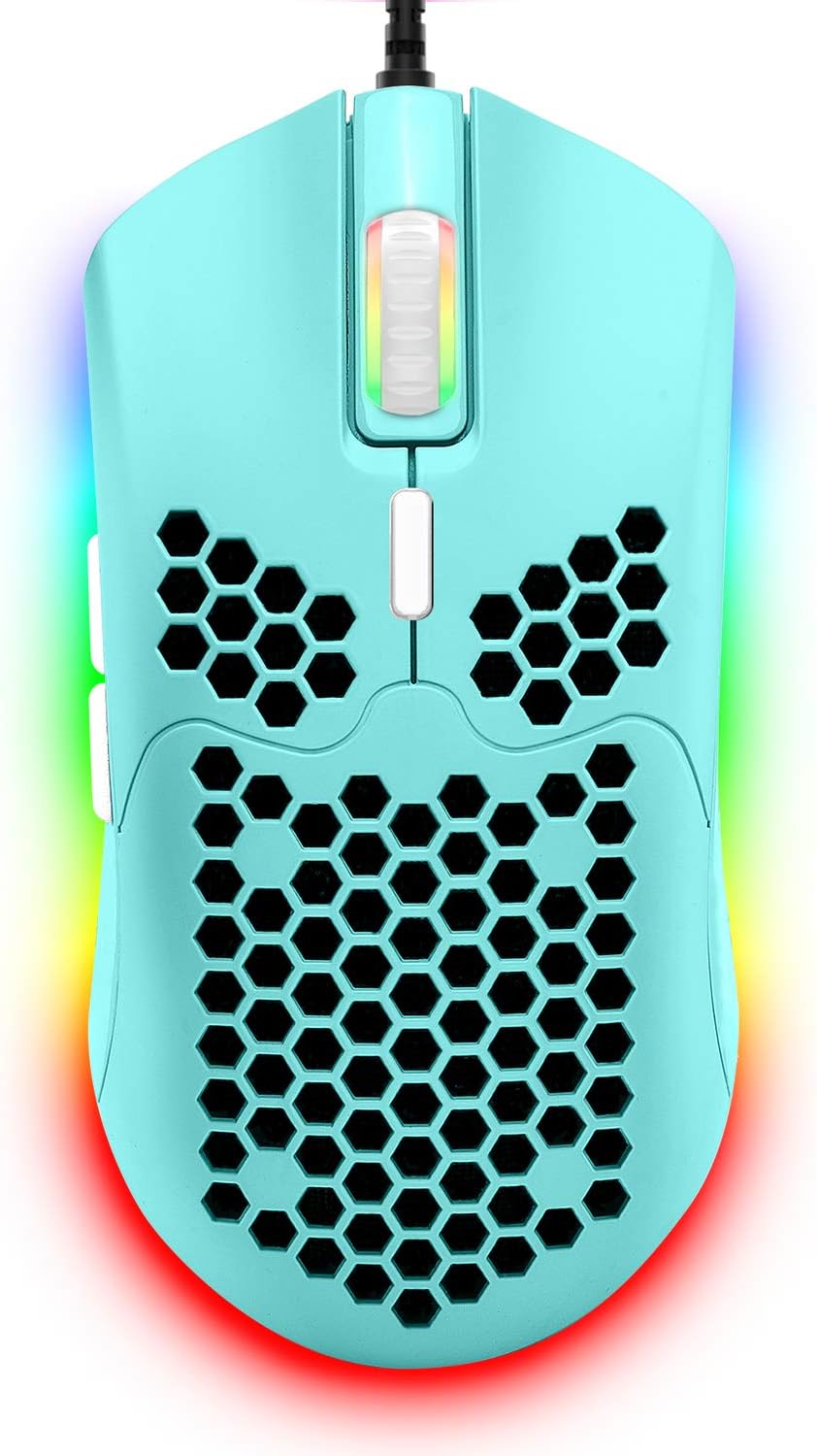 Kabelgebundene leichte RGB-Gaming-Maus