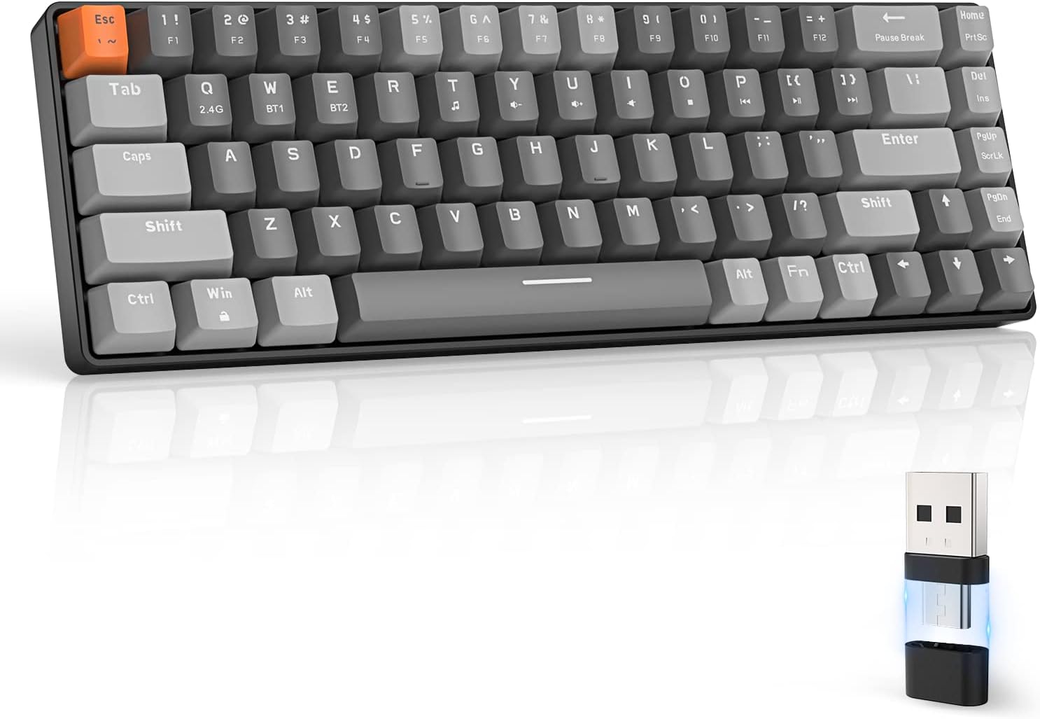 RK68 60% Kabellose mechanische Tastatur
