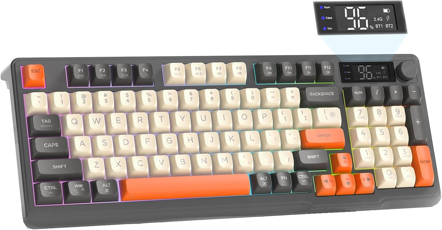 M96 Kabellose leise Membran-Tastatur