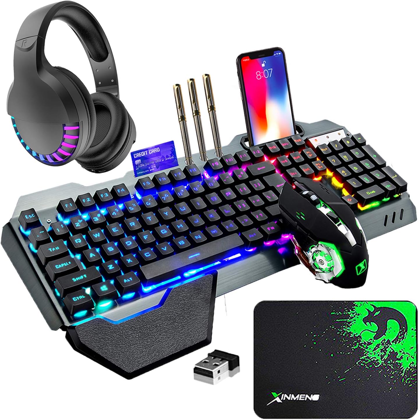 Gaming-Tastatur, Maus & Headset-Set